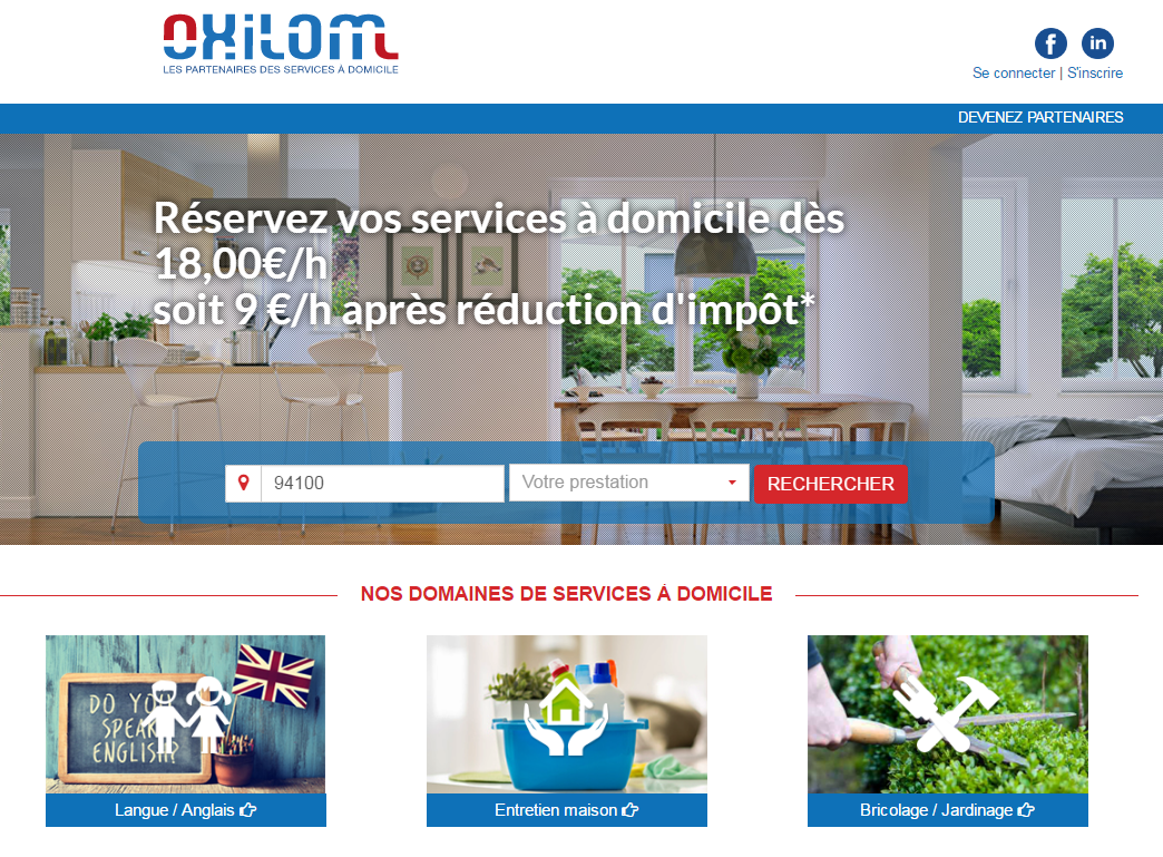 Oxilom Plateforme De Réservation Des Services À Domicile — Photos 1
